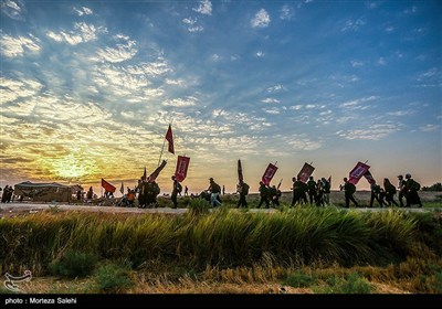 پیاده روی زائرین اربعین حسینی از طریق العلما