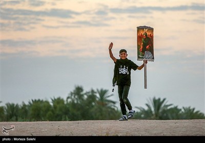 پیاده روی زائرین اربعین حسینی از طریق العلما