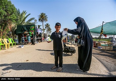 پیاده روی زائرین اربعین حسینی از طریق العلما