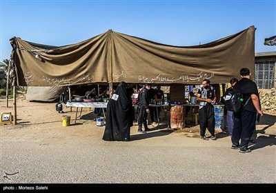 پیاده روی زائرین اربعین حسینی از طریق العلما