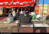 خدمت‌رسانی موکب علی بن موسی الرضا(ع) شهرستان ازنا به زوار اربعین در شهر نجف اشرف