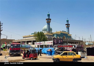 حرم مطهر حضرت حر ابن یزید ریاحی(ع) در ایام اربعین