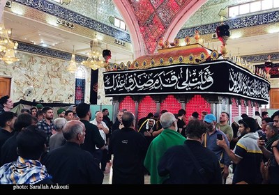 حرم مطهر حضرت حر ابن یزید ریاحی(ع) در ایام اربعین