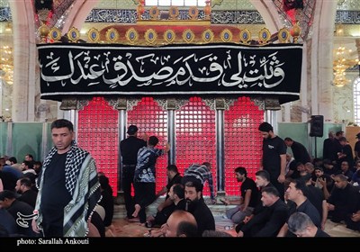 حرم مطهر حضرت حر ابن یزید ریاحی(ع) در ایام اربعین