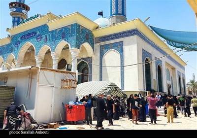 حرم مطهر حضرت حر ابن یزید ریاحی(ع) در ایام اربعین