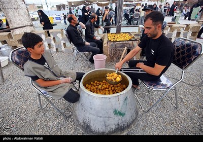 موکبهای پذیرایی از زوار اربعین حسینی در همدان