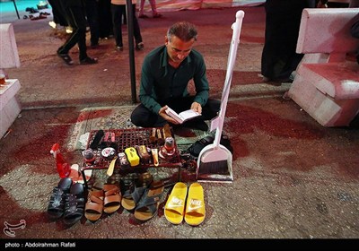 موکبهای پذیرایی از زوار اربعین حسینی در همدان