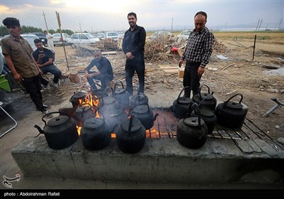 موکبهای پذیرایی از زوار اربعین حسینی در همدان