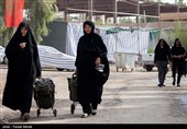 عبور زائران اربعین حسینی از مرز خسروی