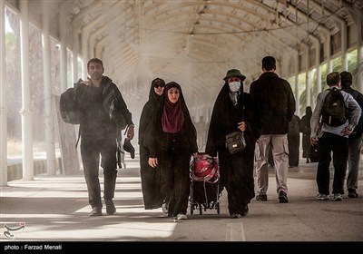 عبور زائران اربعین حسینی از مرز خسروی