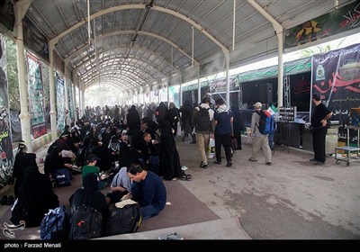 عبور زائران اربعین حسینی از مرز خسروی