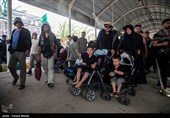 عبور زائران اربعین حسینی از مرز خسروی