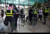 تازهترین اخبار اربعین از مرزهای خوزستان|افتتاح بیمارستان صحرایی «شهید دقایقی» در مرز شلمچه