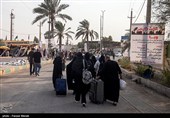 عبور زائران اربعین حسینی از مرز خسروی