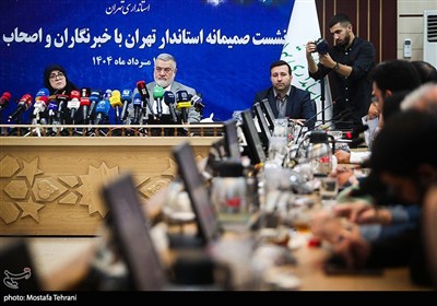 نشست خبری استاندار تهران