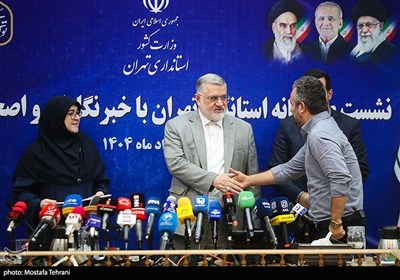 نشست خبری استاندار تهران