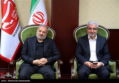 حضور وزیر آموزش و پرورش در خبرگزاری تسنیم به مناسبت روز خبرنگار