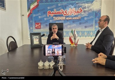 علی نیکزاد در بازدید از دفتر تسنیم اردبیل: خبرنگاران زبان گویای مردم‌اند