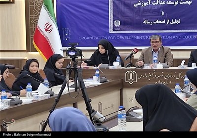 نشست خبری نهضت توسعه عدالت آموزشی و تجلیل از اصحاب رسانه