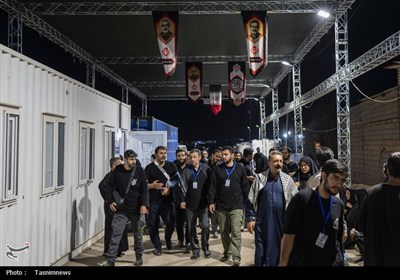 خدمت رسانی بیمارستان سیار برکت در کربلا