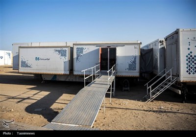 خدمت رسانی بیمارستان سیار برکت در کربلا