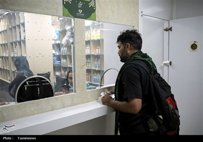 خدمت رسانی بیمارستان سیار برکت در کربلا