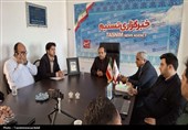 حضور مدیرکل کمیته امداد و جهاد کشاورزی اردبیل در دفتر تسنیم به مناسبت روز خبرنگار
