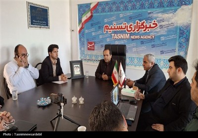 حضور مدیرکل کمیته امداد و جهاد کشاورزی اردبیل در دفتر تسنیم به مناسبت روز خبرنگار