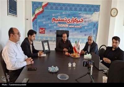 حضور مدیرکل کمیته امداد و جهاد کشاورزی اردبیل در دفتر تسنیم به مناسبت روز خبرنگار