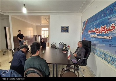 حضور مدیرکل ورزش و جوانان اردبیل در دفتر تسنیم به مناسبت روز خبرنگار