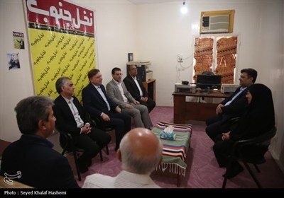 بازدید استاندار بوشهر از نمایندگی خبرگزاری‌ها، سایت‌های خبری و صدا و سیمای بوشهر