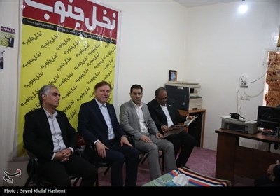 بازدید استاندار بوشهر از نمایندگی خبرگزاری‌ها، سایت‌های خبری و صدا و سیمای بوشهر