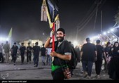 پیاده روی زائرین اربعین حسینی از مسیر بغداد به کربلا