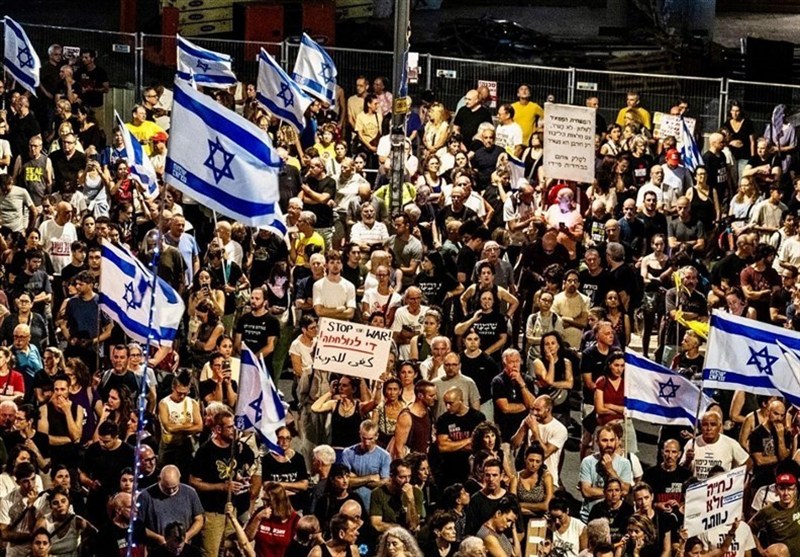 Mass Protests Erupt in Tel Aviv As Demonstrators Clash with Police over Gaza War