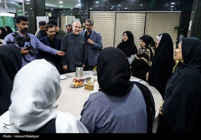 دورهمی صمیمانه خبرنگاران پارلمانی با حضور رئیس مجلس