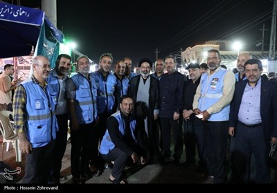 بازدید میدانی مسئولان حج و زیارت از خدمات به زائران در مسیر مشایه و کربلای معلی