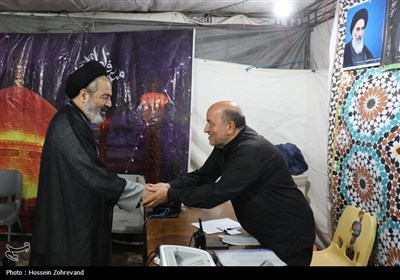 بازدید میدانی مسئولان حج و زیارت از خدمات به زائران در مسیر مشایه و کربلای معلی