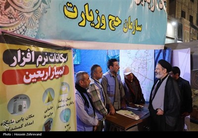 بازدید میدانی مسئولان حج و زیارت از خدمات به زائران در مسیر مشایه و کربلای معلی