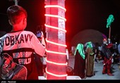 خدمترسانی خالصانه موکبهای فطرس و بدر الهواشم در مسجد حنانه نجف