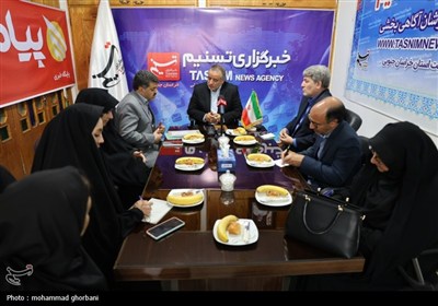 بازدید سیدمحمد رضا هاشمی استاندار خراسان جنوبی از خبرگزاری تسنیم خراسان جنوبی