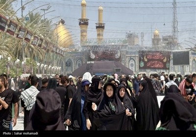 تصاویر ناب از شور و معنویت زائران بین الحرمین در آستانه اربعین حسینی لید: