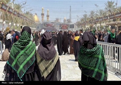 تصاویر ناب از شور و معنویت زائران بین الحرمین در آستانه اربعین حسینی