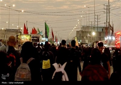 تصاویر ناب از شور و معنویت زائران بین الحرمین در آستانه اربعین حسینی لید: