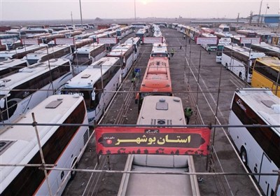 زائران،بوشهر،استان،اربعين،حسيني،اتوبوس