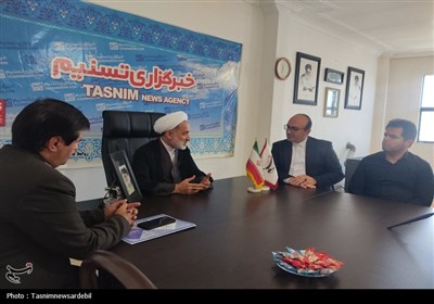 رئیس کل دادگستری استان اردبیل از نمایندگی خبرگزاری تسنیم بازدید کرد