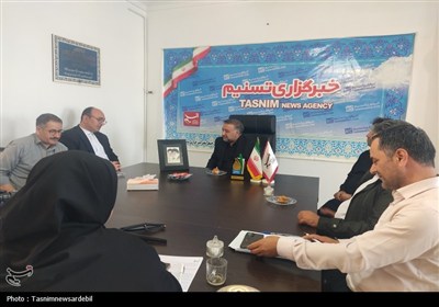 حضور مدیرکل آب و فاضلاب استان اردبیل در نمایندگی خبرگزاری تسنیم