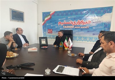 حضور مدیرکل آب و فاضلاب استان اردبیل در نمایندگی خبرگزاری تسنیم