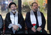 استقبال فلسطینی‌ها از نماینده رهبر انقلاب در موکب الاقصی
