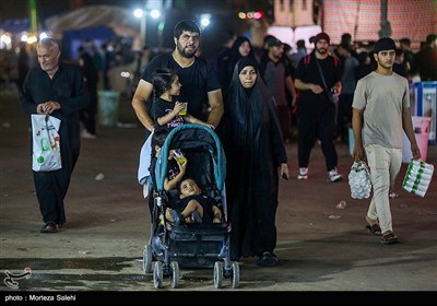 پیاده روی شبانه در مسیر نجف به کربلا