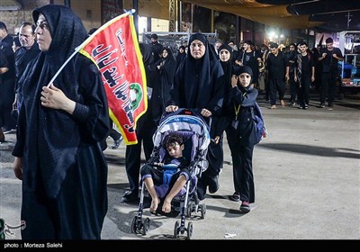 پیاده روی شبانه در مسیر نجف به کربلا